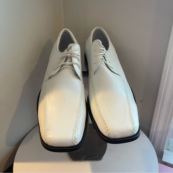 Milano Moda 4805 White tie up MEN'S SIZE 12.5 NEW - Picture 9 of 9